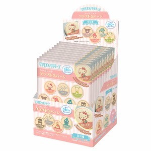 【先行受注】サンリオキャラクターズ シークレットクラフト缶バッジ　10個入BOX