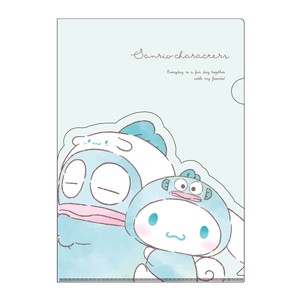 预购 资料夹/文件夹 口袋 蓝色 卡通人物 Sanrio三丽鸥 模切
