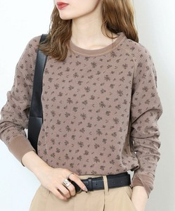 【人気カラー追加入荷】ピグメント染め長袖ラグランクルーネック