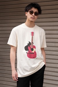 【インタープレイ×TAKERU】アコースティック ニャー Tシャツ (ユニセックス）
