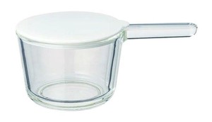 ガラスのある生活　ガラスの小鍋　ホワイト（フタ） GKN-300-W