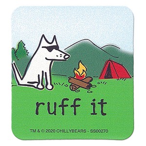 【ステッカー】RUFF IT TEDDY THE DOG SJT-ST-SS00270