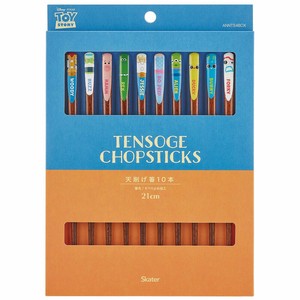 天削げ箸 21cm 10本セット トイ・ストーリー スケーター  ANNTS4BOX