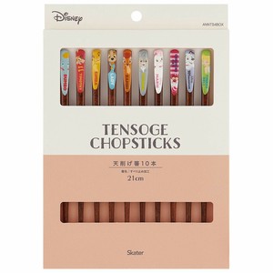 天削げ箸 21cm 10本セット ディズニー/クラシック スケーター  ANNTS4BOX