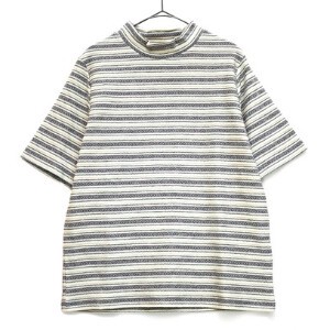 日本製/立体的な生地感のオリジナルテキスタイルTシャツ/半袖　144403