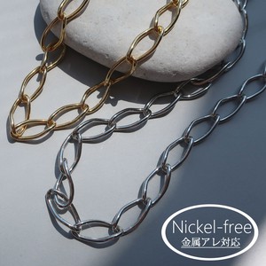 Gold Chain Necklace Long Jewelry Simple Made in Japan