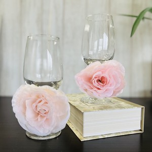 【数量限定】0500025　 flowerデコレーション  デコレーション ワイングラス