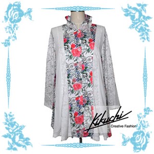 Jacket Floral Pattern Switching 2024 NEW