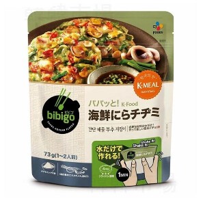 bibigo パパッとK-Food 海鮮にらチヂミ 73g 韓国食品 チヂミの素