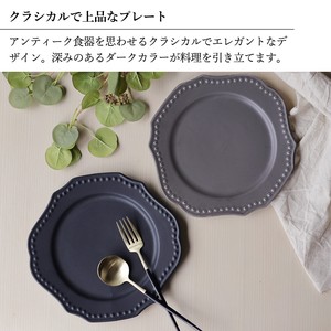 Routine-ルティーネ 大皿2枚セット ダークカラー【食器ギフトセット】 変形皿