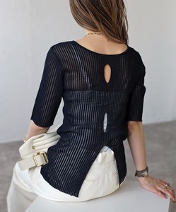 Sweater/Knitwear Design Half Sleeve Slit