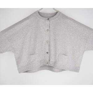 T-shirt Pullover Pocket Cardigan Sweater Vintage 2024 Spring/Summer
