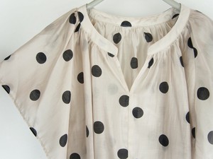 Button Shirt/Blouse Keyhole Neck 2024 Spring/Summer