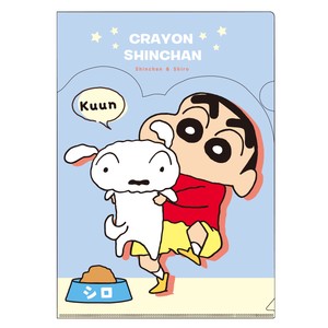 Store Supplies File/Notebook Crayon Shin-chan Good Friends Die-cut Folder