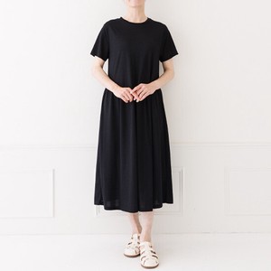 Casual Dress Gathered Waist One-piece Dress Switching 2024 Spring/Summer