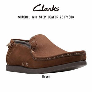 CLARKS(クラークス)シェイカー ローファー シューズ ブラウン スエード 男性用 メンズ 26171803