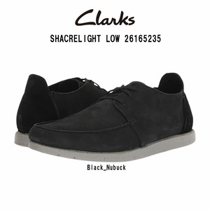 CLARKS(クラークス)シェイカーライト シューズ レザー ブラック ヌバック メンズ 男性用 26165235