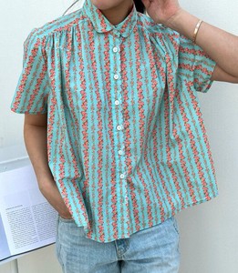 Button Shirt/Blouse Floral Pattern 2024 Spring/Summer