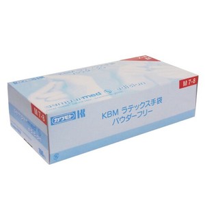 川本産業 KBM ラテックス手袋 N（パウダーフリー）M／100枚