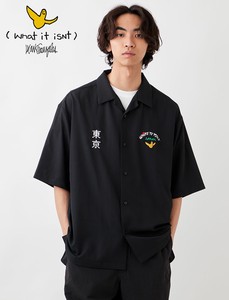 【2024春夏新作】東京オープンカラー半袖シャツ