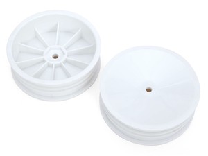 G-FORCE Front dish Wheel 2.2 for carpet tire(White) GOP121