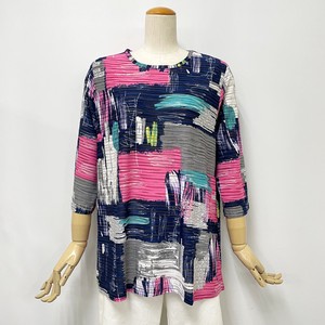 T-shirt Pullover Jacquard Ladies' 2024 Spring/Summer