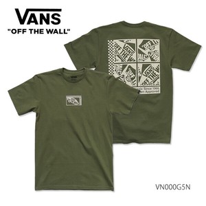 バンズ【VANS】TECH BOX SS TEE Tシャツ 半袖 クラシックフィット コットン メンズ レディース