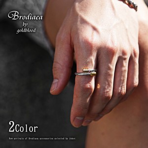 【2024年夏の新作】ファインスチール ワイヤーリング 指輪／Brodiaea