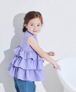 儿童洋装/连衣裙 荷叶边 层叠造型 长衫