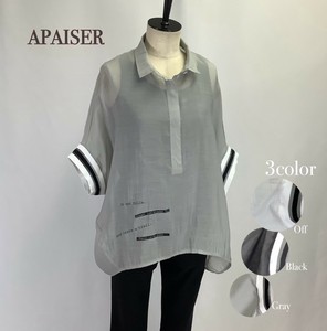 Button Shirt/Blouse Dolman Sleeve Pullover Ladies'