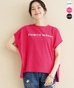 【2024新作】クルーネック変形裾ラインショートTシャツ 52-0093
