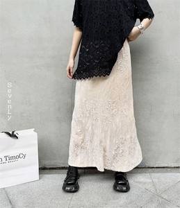 韓国ファッション ロングスカート スカート ロング「2024新作」
