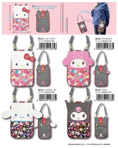 小背袋/小挎包 Sanrio三丽鸥 和风图案 侧背小包 2种方法