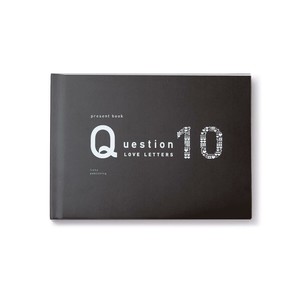 present book プレゼントブック Question LOVE LETTERS 10 black QLL-02