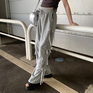 Full-Length Pant Wide Pants Side Ribbon 【2024NEW】