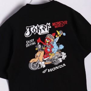 Honda×MonsterWorld オーバーサイズ 半袖Tシャツ