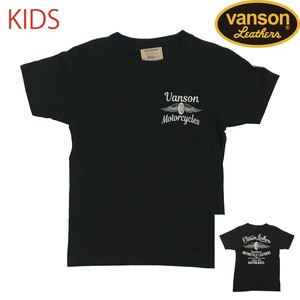 vanson WHEEL&WING SHORT SLEEVE KIDS TEE (キッズTシャツ)