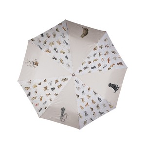 レンデール・デザイン　折り畳み傘　犬　猫