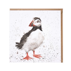 レンデール・デザイン　グリーティングカード　英国製　鳥　野鳥　ツノメドリ