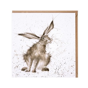 レンデール・デザイン　グリーティングカード　英国製　ウサギ野ウサギ