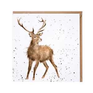 レンデール・デザイン　グリーティングカード　英国製　鹿　牡鹿
