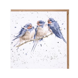 レンデール・デザイン　グリーティングカード　英国製　鳥　野鳥　ツバメ