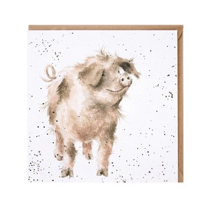 レンデール・デザイン　グリーティングカード　英国製　豚