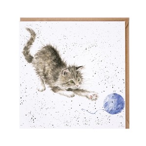 レンデール・デザイン　グリーティングカード　英国製　猫　子猫