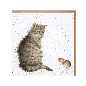レンデール・デザイン　グリーティングカード　英国製　猫　ネズミ