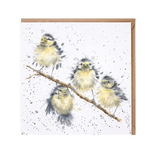 レンデール・デザイン　グリーティングカード　英国製　鳥　野鳥　青シジュウカラ