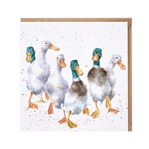レンデール・デザイン　グリーティングカード　英国製　鳥　野鳥　カモ