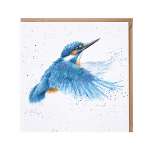 レンデール・デザイン　グリーティングカード　英国製　鳥　野鳥　カワセミ