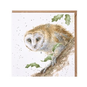レンデール・デザイン　グリーティングカード　英国製　鳥　野鳥　メンフクロウ