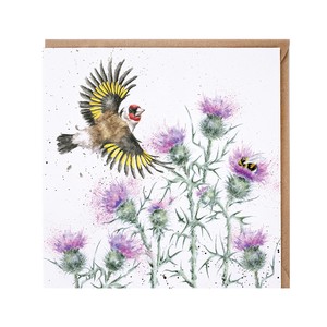 レンデール・デザイン　グリーティングカード　英国製　鳥　野鳥　ゴシキヒワ